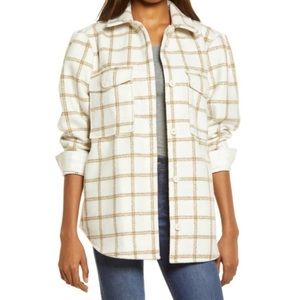 Treasure and Bond Plaid Heavy Shirt Jacket Shacket
Size XS New with tag